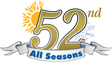 all seasons anniversary 52 year logo